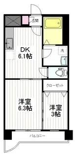 パルメゾン泉【5階】の間取り