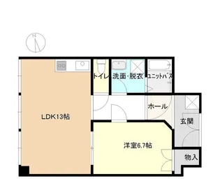 蒼柴ビル【7階】の間取り