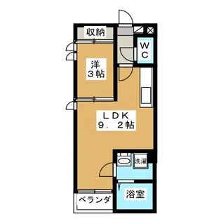 アルクスおたまや【1階】の間取り