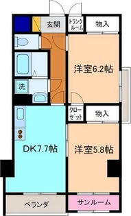 カサ・ミラ(Casa Mila)【2階】の間取り