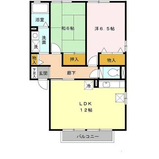 ラフィーネ結崎 B棟【1階】の間取り