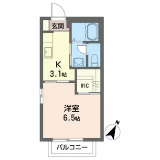 シャーメゾン豊田A【2階】の間取り