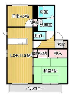 シャーメゾンサライI【2階】の間取り