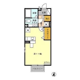 FELICE・青葉の杜 B【2階】の間取り