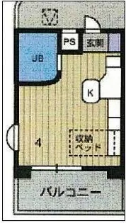 ラ・パルフェ・ド・コロン【3階】の間取り