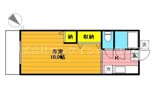 シティハイム西国立【1階】の間取り