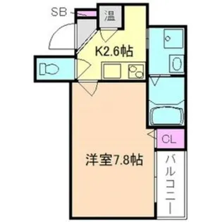 大阪府大阪市東住吉区住道矢田1丁目【アパート】の間取り