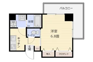 エクシード城南【7階】の間取り