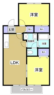 セジュールKubo【2階】の間取り