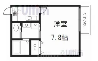 カームネス祇園南【2階】の間取り