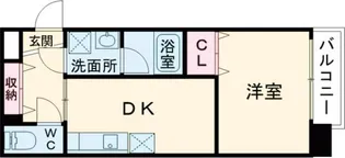 プリオーレ新開地【7階】の間取り
