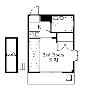 メゾンパステル【3階】の間取り