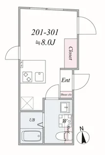 Eterna Forest【2階】の間取り