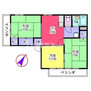 埼玉県川口市桜町1【マンション】の間取り