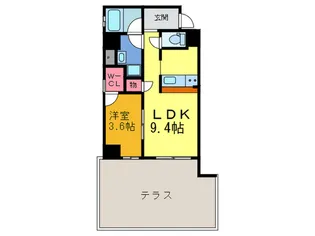 EAST RESIDENCE【1階】の間取り