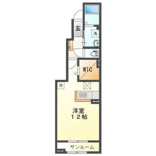 ジラソーレ M【1階】の間取り