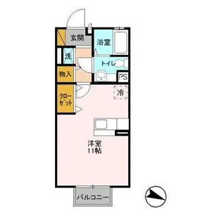 プレジールII【2階】の間取り