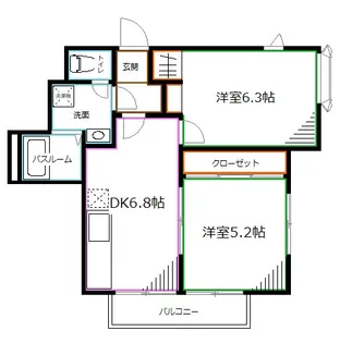 東京都杉並区高井戸東4【アパート】の間取り