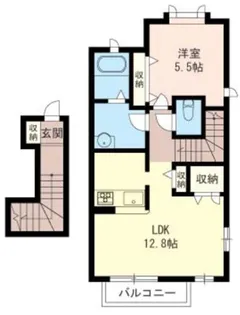 イーストコートI【2階】の間取り
