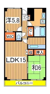 オーチャードハウス【4階】の間取り
