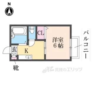 ラ・メゾンかなた【2階】の間取り