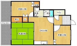 アンジェリーク【3階】の間取り