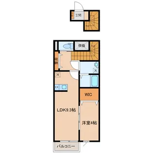 シャンテ南仙台【2階】の間取り