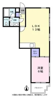 ジュネパレス藤沢【1階】の間取り