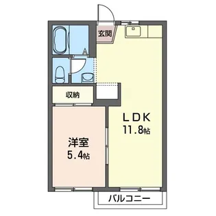 桜ハイツ【2階】の間取り