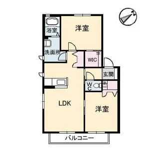 グランマストシエロII【2階】の間取り