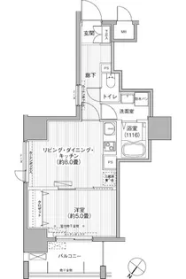 Grandeur Fuji(グランデュール富士)【5階】の間取り