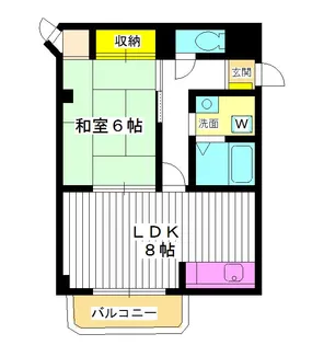 東京都練馬区谷原1【マンション】の間取り