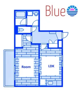 ビーチサイド・マンション【2階】の間取り