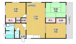 百楽マンション【2階】の間取り