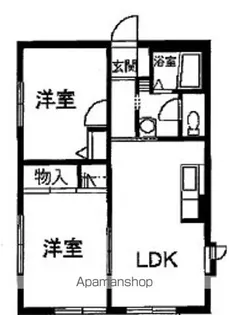 第2カサベルデ【1階】の間取り