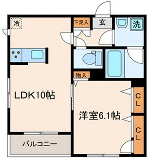 KOTI東高円寺【2階】の間取り