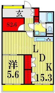 ローズガーデン【2階】の間取り