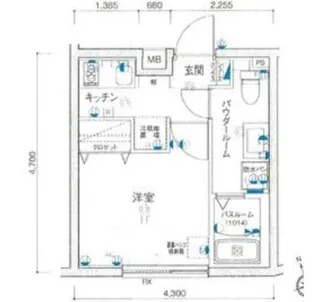 Ludens上井草【4階】の間取り