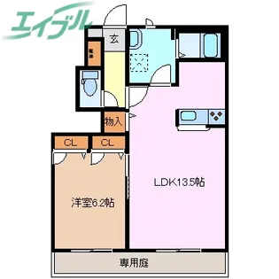 グランファミーユ【1階】の間取り