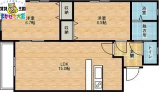 ユニゾン錦【1階】の間取り