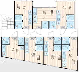 神奈川県川崎市幸区古川町【一戸建】の間取り