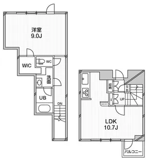 アーバンフラッツ目黒本町【2階】の間取り