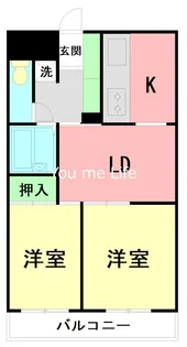 ビュークレスト戸塚【1階】の間取り