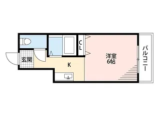 チェリーブロッサム【5階】の間取り