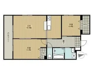 田畑ハイツルシアスIII【3階】の間取り