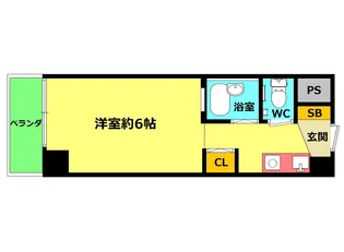 スカイパレス有馬【5階】の間取り