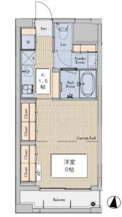 東京都目黒区中根2【マンション】の間取り