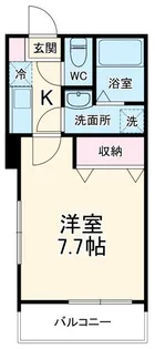 MELDIA南与野IV【1階】の間取り
