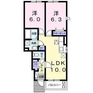 さつき【1階】の間取り