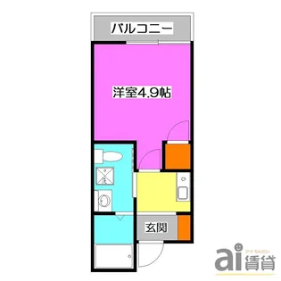 東京都東村山市秋津町1【アパート】の間取り